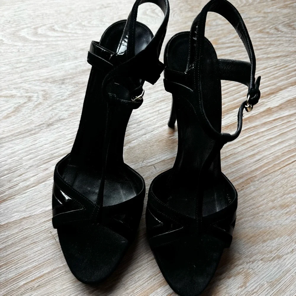 Gucci 4” black heels size 9 b - Picture 5 of 16